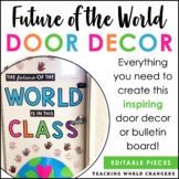 The Future of the World Bulletin Board or Door Decor
