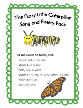 The Fuzzy Little Caterpillar by Thinking in Primary | TpT