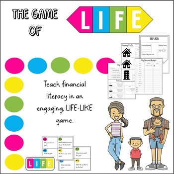 Preview of The Game of Life- Financial Literacy, Interviews, Budgets, Savings, & MORE