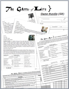 Preview of The Game of Life - GAME BUNDLE (1/2 year supplemental curriculum!)