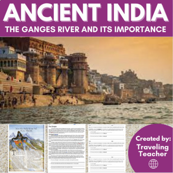 Preview of The Ganges River & its Importance to Ancient India: Reading Passages + Activity