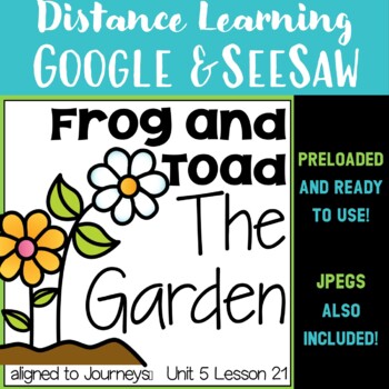 Preview of The Garden Journeys 1st grade Unit 5 Lesson 21 Digital