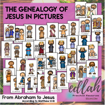 Preview of The Genealogy of Jesus in pictures - According to Matthew 1
