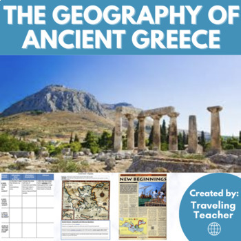 Preview of The Geography of Ancient Greece: Reading & Comprehension Passages, Activities