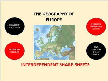 Preview of The Geography of Europe: Interdependent Share-Sheets Activity