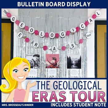 Preview of The Geological Eras Tour - Geology Bulletin Board Display for Science