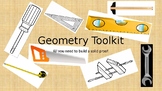 The Geometry Toolkit -- All you need to build a solid proof.