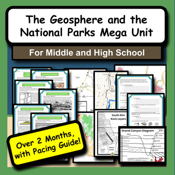 Preview of The Geosphere in the National Parks: Full Unit for Earth Science