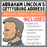 The Gettysburg Address (1863): Primary Source Analysis