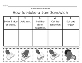 The Giant Jam Sandwich sequencing activity
