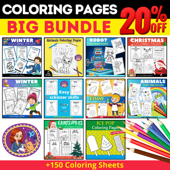 Preview of The Gift of Creativity: A Coloring Bundle for Kids of All Ages. Coloring Pages