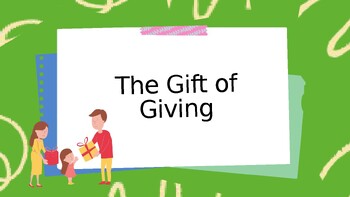 Preview of The Gift of Giving this Winter Christmas Holiday Season