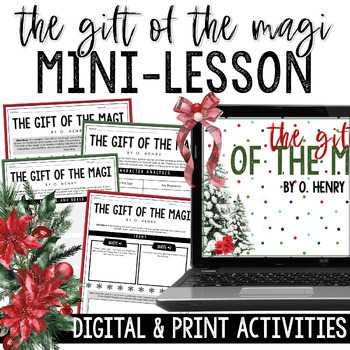 Preview of The Gift of the Magi Activities - Christmas Short Stories for Middle School ELA