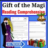 The Gift of the Magi Activities: Christmas Reading Compreh