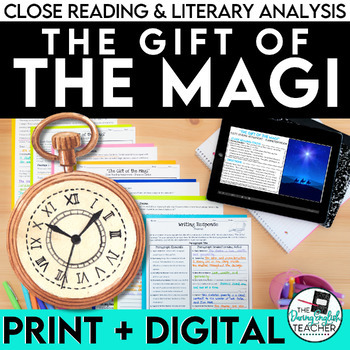 Preview of The Gift of the Magi Close Reading & Analysis Assignment - PRINT & DIGITAL