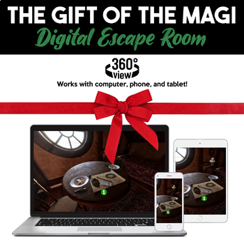 Preview of The Gift of the Magi Digital Escape Room