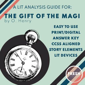 Preview of The Gift of the Magi Lit Guide | O. Henry  | Literary Analysis | Irony | Theme