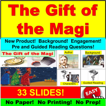 Preview of The Gift of the Magi (O. Henry) PowerPoint, Google Slides