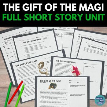 Preview of The Gift of the Magi Short Story Unit- Digital and Printable O. Henry Story Unit