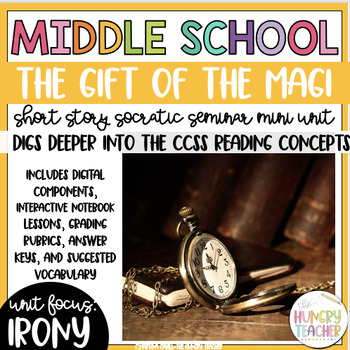 Preview of The Gift of the Magi Short Story Unit for Middle School for 7th and 8th