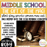 The Gift of the Magi Short Story Unit for Middle School fo