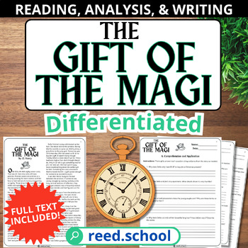 Preview of The Gift of the Magi by O.Henry: Differentiated Christmas Reading Comprehension