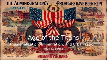 Preview of The Gilded Age, Part I: Industrialization, Labor Unions, & Immigration (1880s)