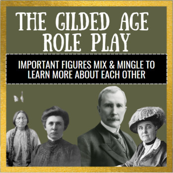 Preview of The Gilded Age | Unit Mixer & Class Discussion for U.S. History