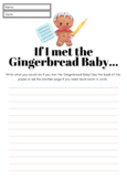 The Gingerbread Baby by Jan Bret Writing Activity