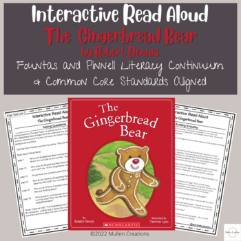 Preview of The Gingerbread Bear | Interactive Read Aloud | Comprehension Mini Lessons