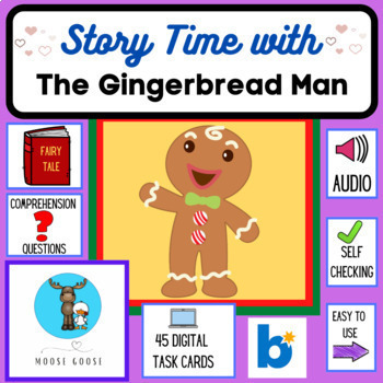 Preview of The Gingerbread Man--A Boom™ Cards Adventure!
