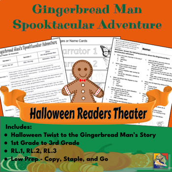 Preview of The Gingerbread Man - A Readers Theater with a Halloween Twist