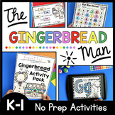 The Gingerbread Man Activities and Centers No Prep Math Ph