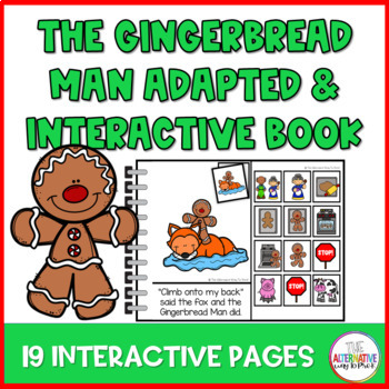 Preview of The Gingerbread Man Adapted & Interactive Book