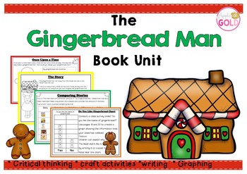 Preview of The Gingerbread Man Book Unit