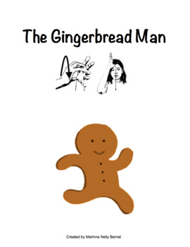 Preview of The Gingerbread Man Book with Sign Language Translation