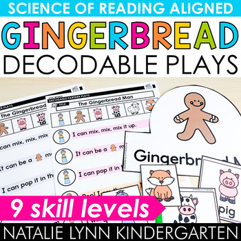 Preview of The Gingerbread Man Decodable Plays Phonics Reader's Theater Science of Reading