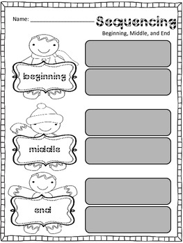 the gingerbread man literacy unit comprehension and writing activities