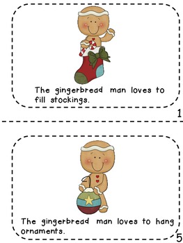 The Gingerbread Man Loves... Emergent Reader & Activities / Kindergarten