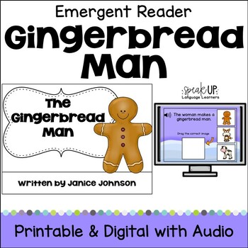 Preview of The Gingerbread Man Reader Simple Fairy Tale Reader for Early Readers