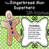 The Gingerbread Man SUPERHERO - ELA Task Cards