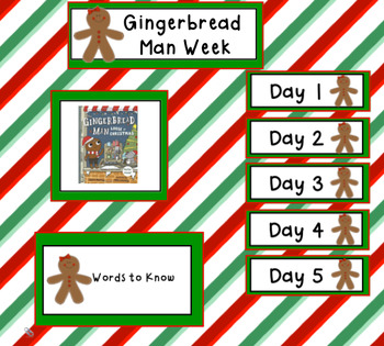 Preview of The Gingerbread Man Smartboard