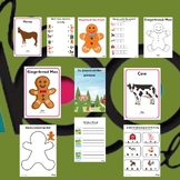 The Gingerbread Man Worksheet/Workbook (PreK/Kindergarten)