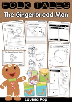 Preview of The Gingerbread Man Worksheets and Activities