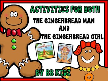 Preview of The Gingerbread Man and The Gingerbread Girl Activities/ Craftivity