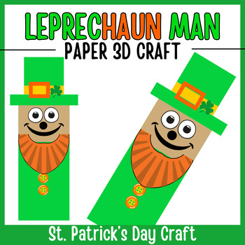 Preview of Leprechaun Man 3D Craft Paper