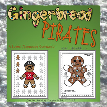Preview of The Gingerbread Pirates Speech Language Book Companion