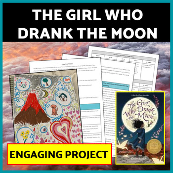Preview of The Girl Who Drank the Moon Kelly Barnhill Character Analysis Creative Project