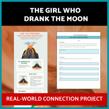Preview of The Girl Who Drank the Moon Real-World Connection Project Kelly Barnhill