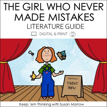 Preview of The Girl Who Never Made Mistakes Book Guide DIGITAL AND PRINT
